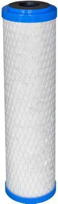 Actual solid carbon block filter cartridge source image.