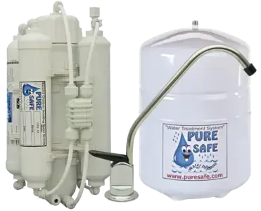CPS-5T 5-filter reverse osmosis system with storage tank
