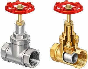 gate valve main water shut off used in older homes