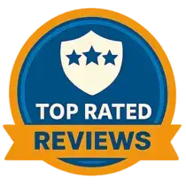 Top rated plumbing reviews badge for Water Fixers serving Santa Maria and the Central Coast