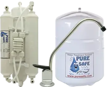 CPS-3T 3-filter reverse osmosis system with storage tank and faucet by Water Fixers