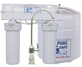 EPS-3T 3-filter reverse osmosis system with storage tank and faucet by Water Fixers