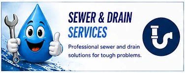Sewer and drain services for tough plumbing problems by Water Fixers Plumbing & Filtration