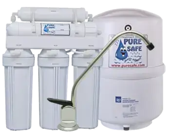 SPS-5T 5-filter reverse osmosis system with storage tank and faucet by Water Fixers