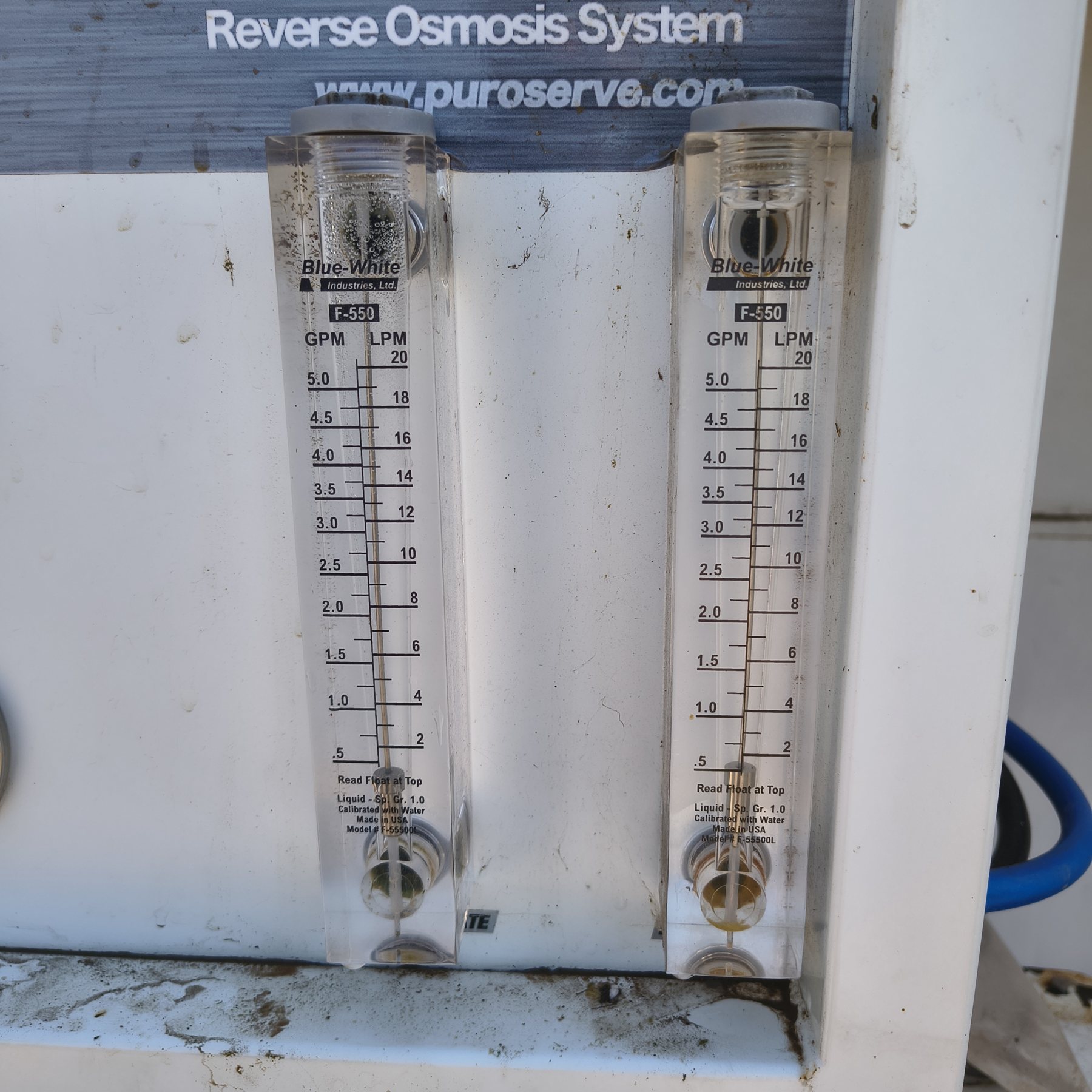 Water Fixers reverse osmosis service and flow testing equipment
