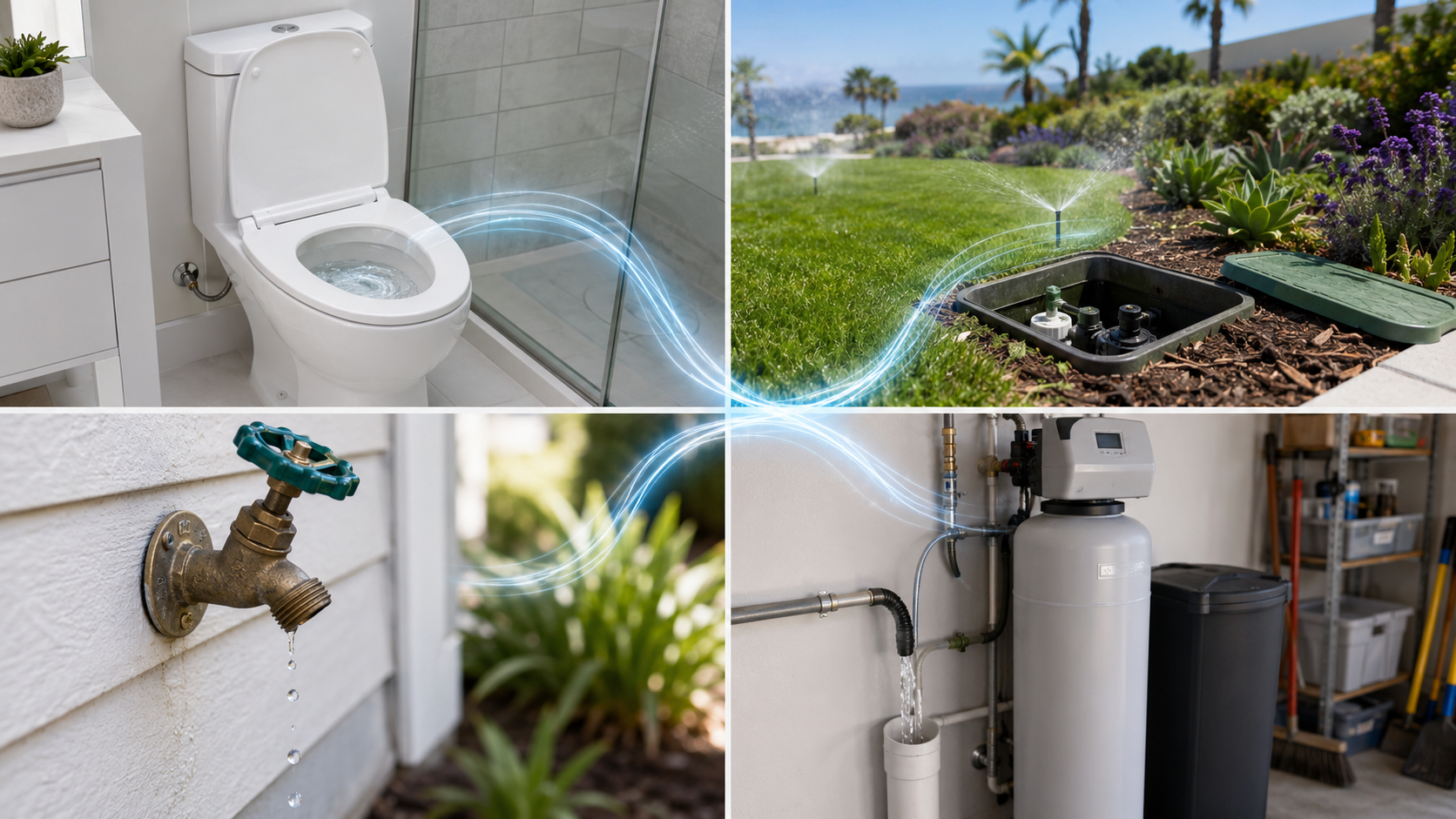 Common household water uses that can trigger a Flume leak alert