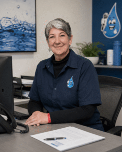 Lynda, Water Fixers office team member
