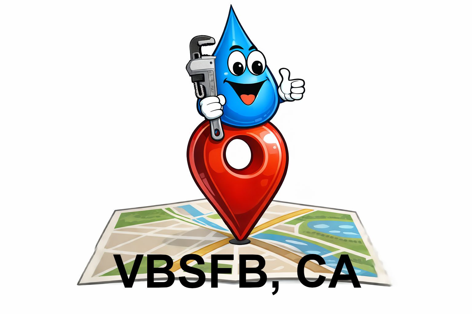 Water Fixers service-area graphic for Vandenberg sfb, California