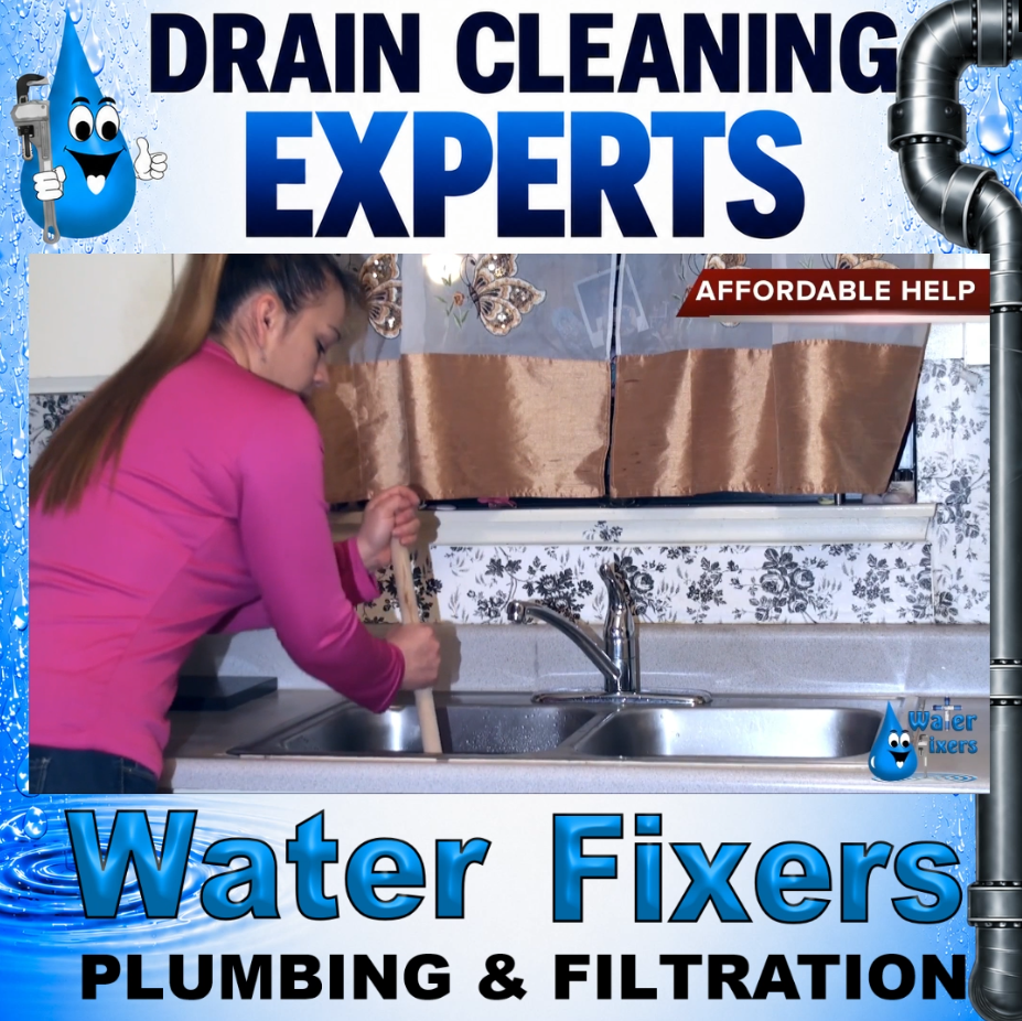 Water Fixers drain cleaning commercial video thumbnail