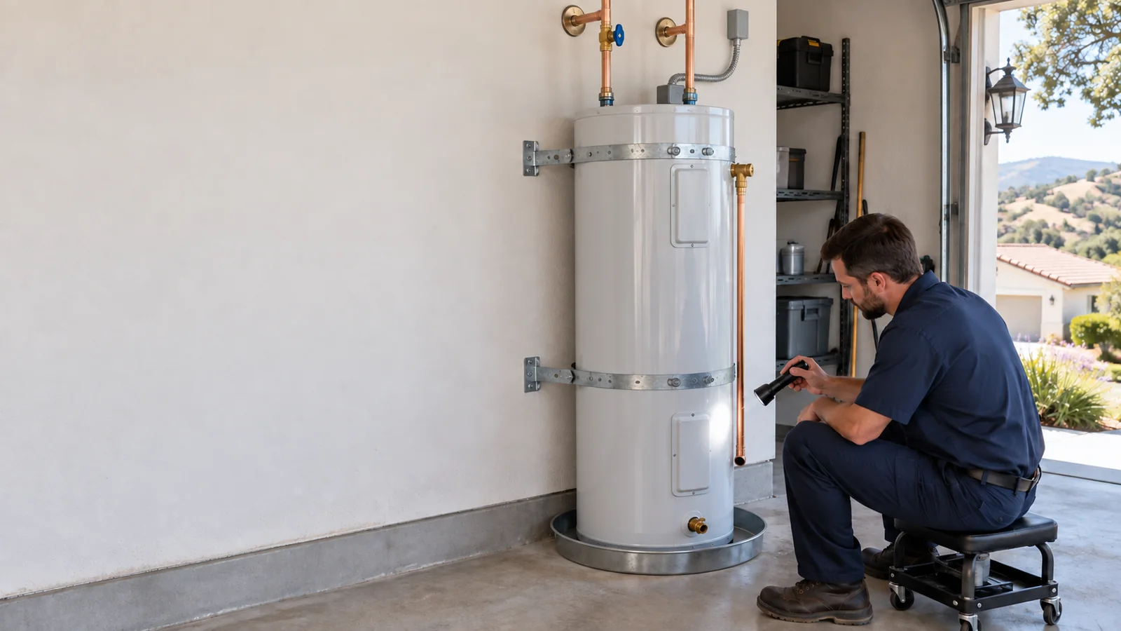 Water Fixers water heater service for a residential property in Arroyo Grande