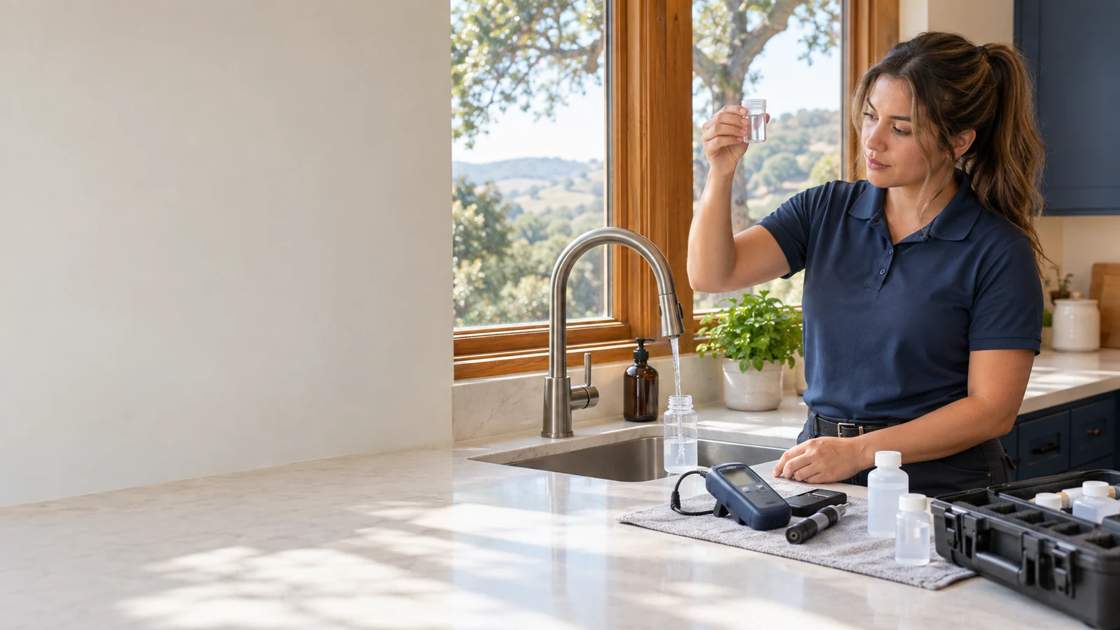 Water Fixers residential water testing service in Arroyo Grande, California