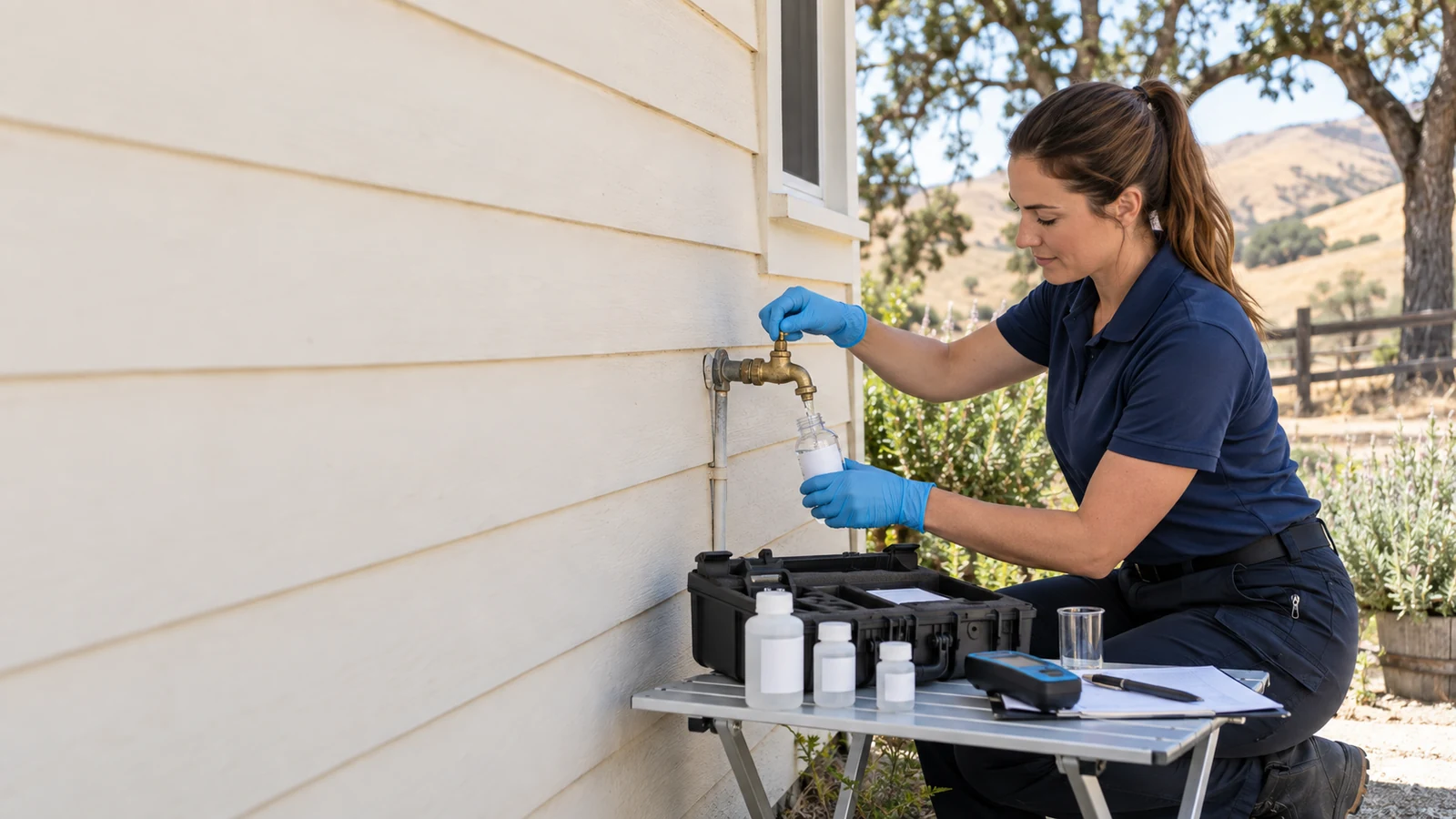 Water Fixers residential water testing service in Los Alamos, California