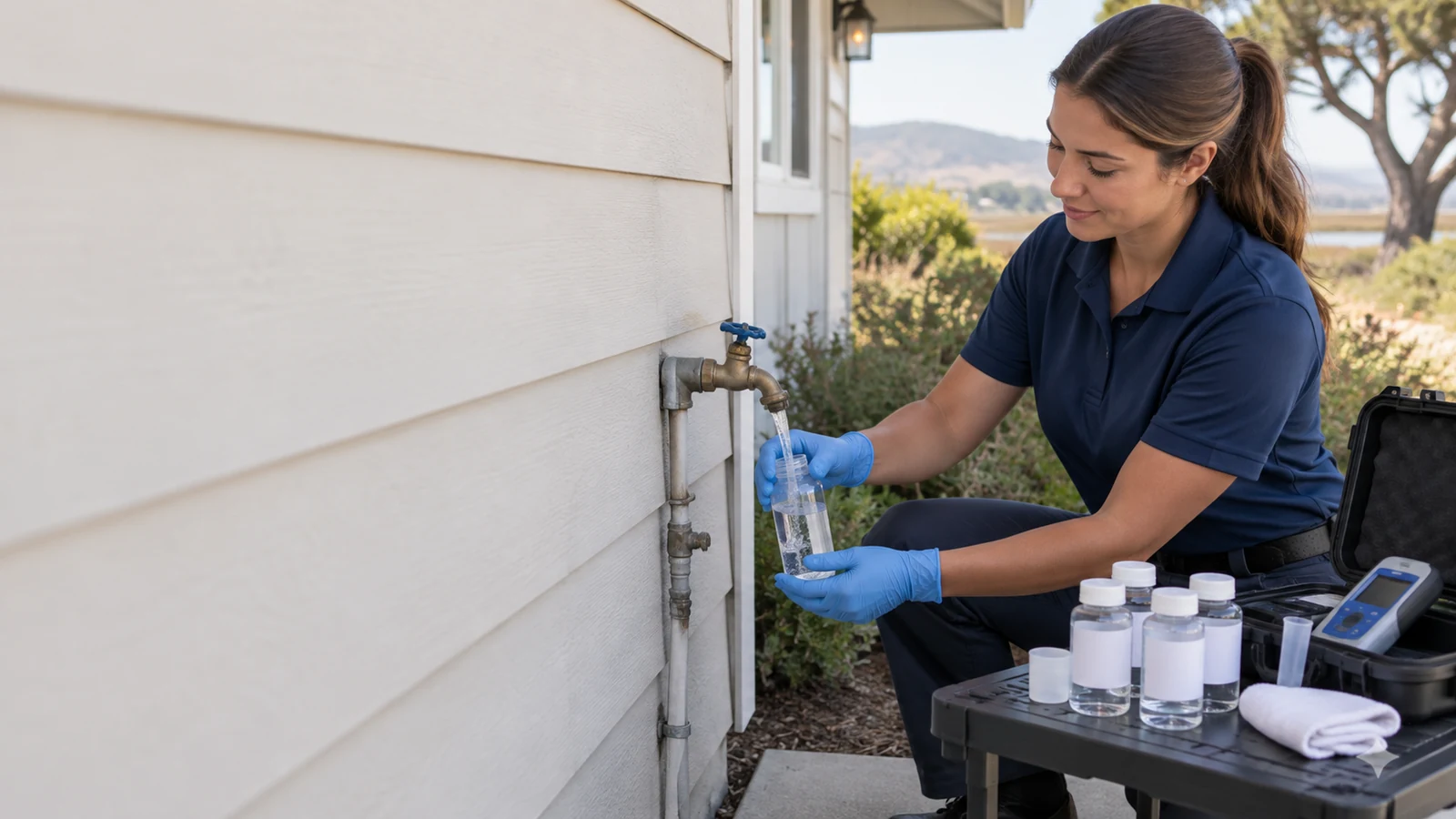 Water Fixers residential water testing service in Los Osos, California