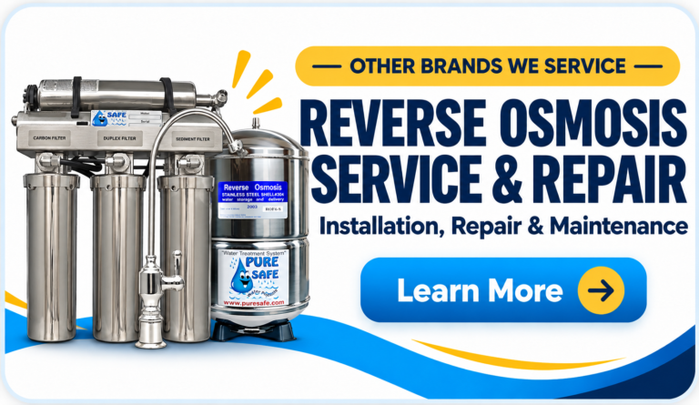 Other reverse osmosis brands Water Fixers services and repairs