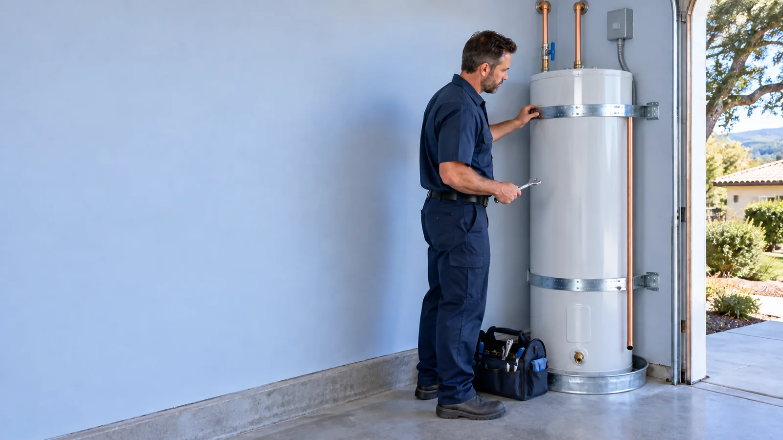 Professional residential water heater service in Vandenberg Village, California