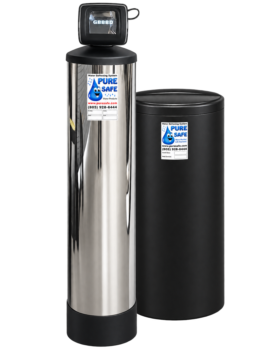 SmartSoft water softener with separate brine tank