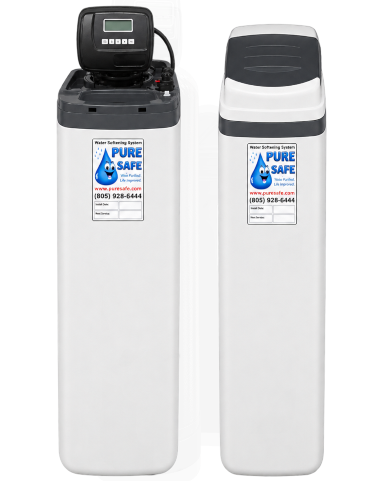 SoftFlo-SEC water softener shown with cover removed and installed