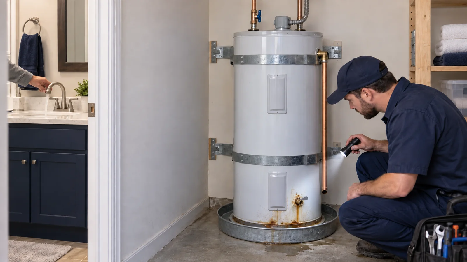 Common water-heater warning signs that should be evaluated before choosing repair, maintenance or replacement