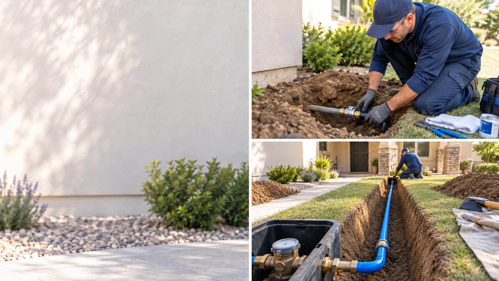 Residential water line repair and replacement planning in Lompoc