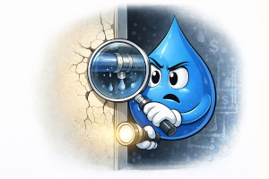 Water Fixers technician diagnosing a hidden residential plumbing leak