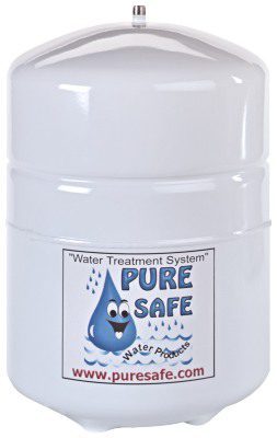 2.0 gallon steel storage tank for reverse osmosis systems