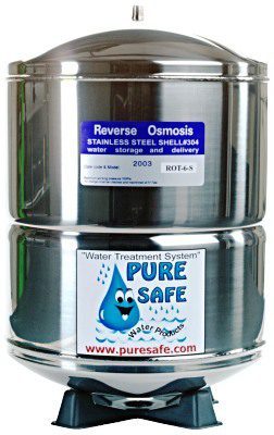 PAE 3 gallon stainless steel storage tank for reverse osmosis systems